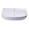 Alfi Brand ALFI brand AB112 28" White D-Bowl Porcelain Wall Mount Bath Sink AB112 - alternate 6
